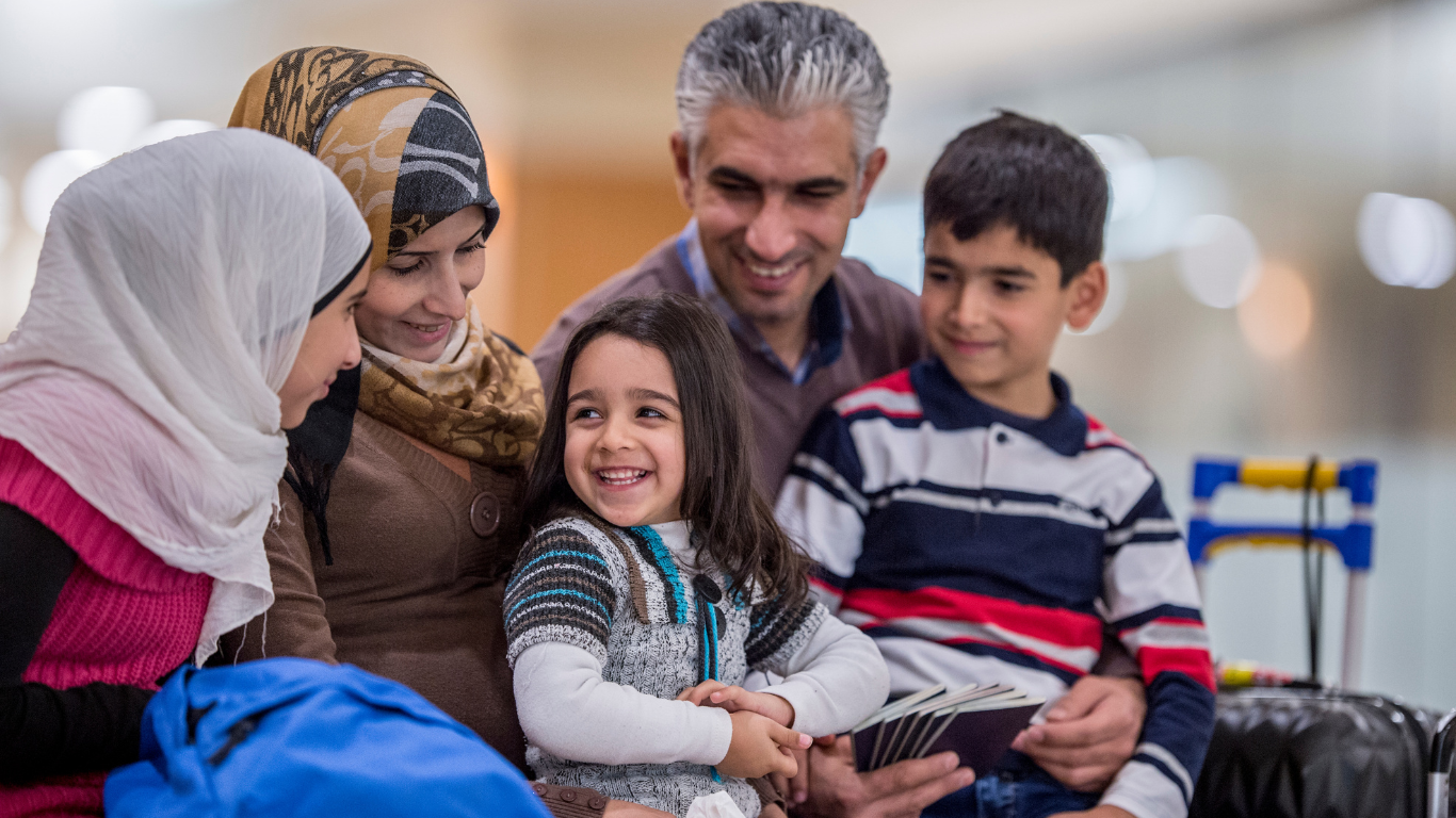 Family coming to Canada